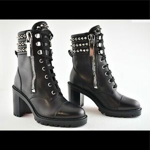 ✨Authentic Christian Louboutin Combat Boots✨